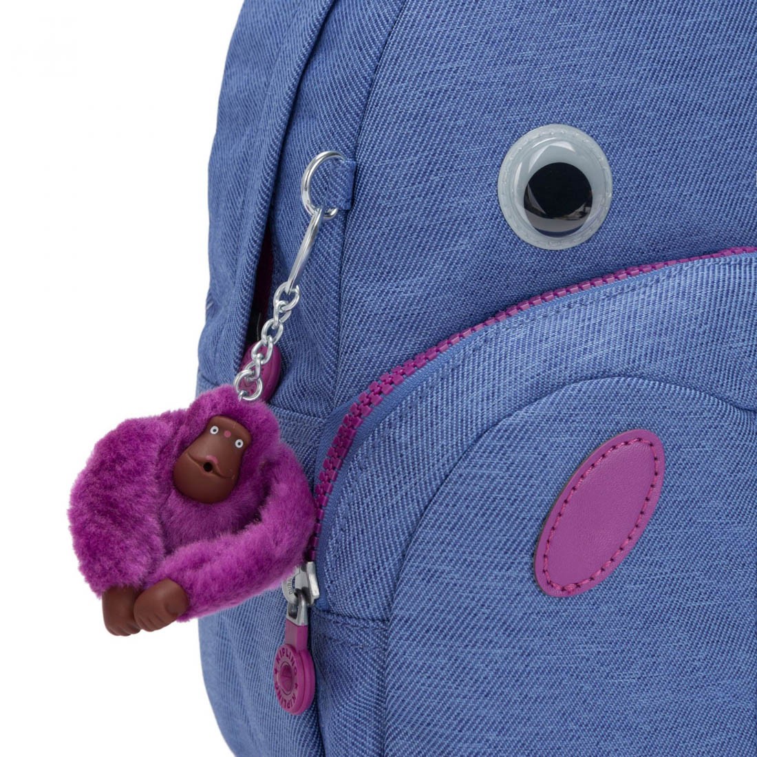 Kipling Hippo Backpack Dew Blue TheOutfit.me
