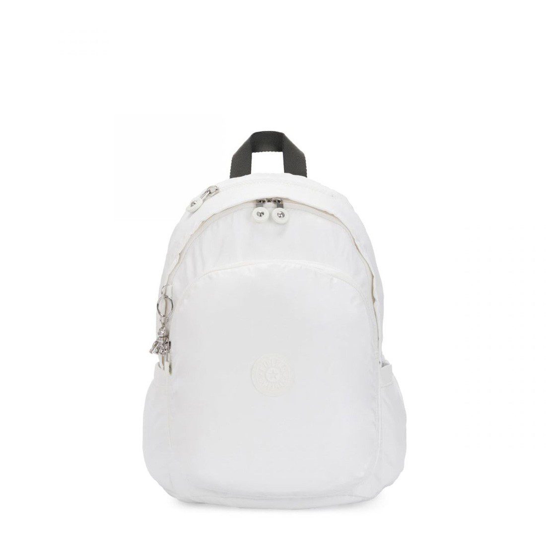KiplingI Delia Backpack White Metallic Medium