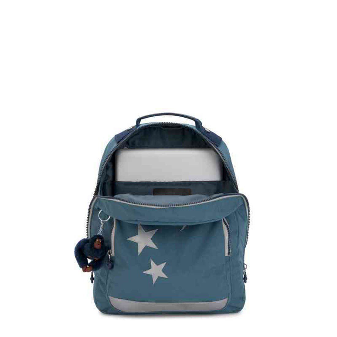 Kipling Class Room Backpack Patch Baltic Aqua - Image 3