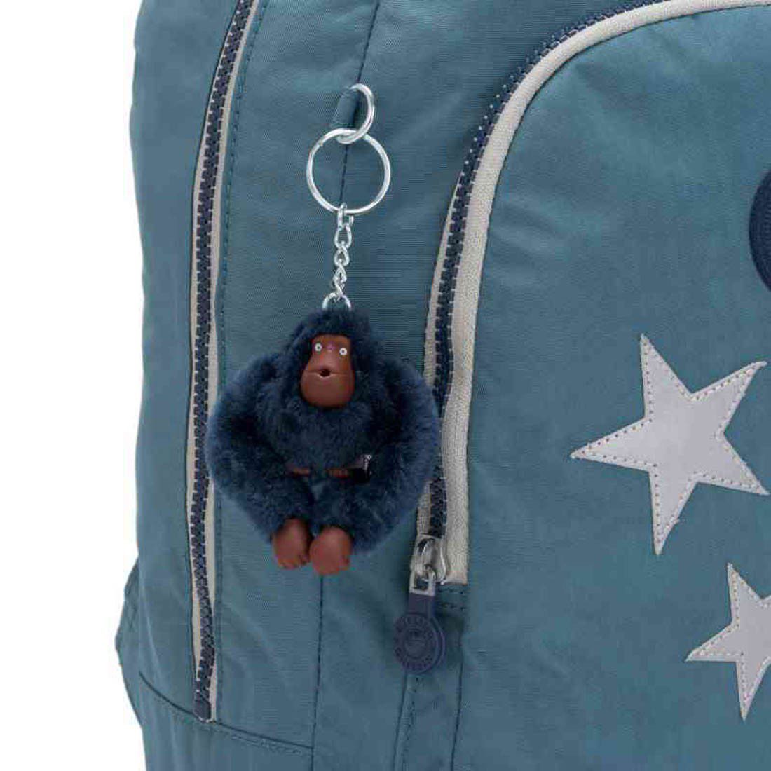 Kipling Class Room Backpack Patch Baltic Aqua - Image 4