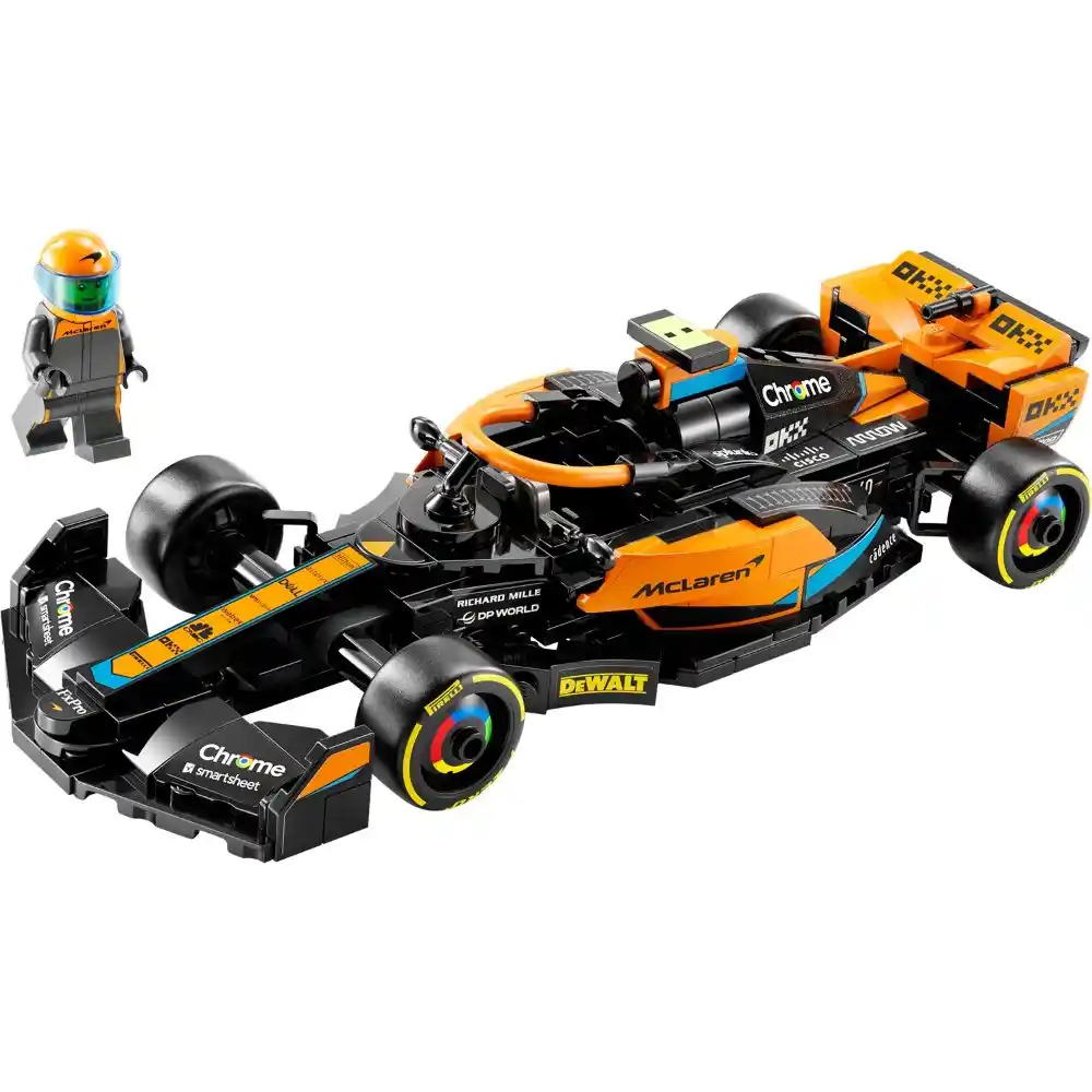 LEGO Speed Champions - 2023 McLaren Formula 1 Race Car 245 Pieces - Image 3