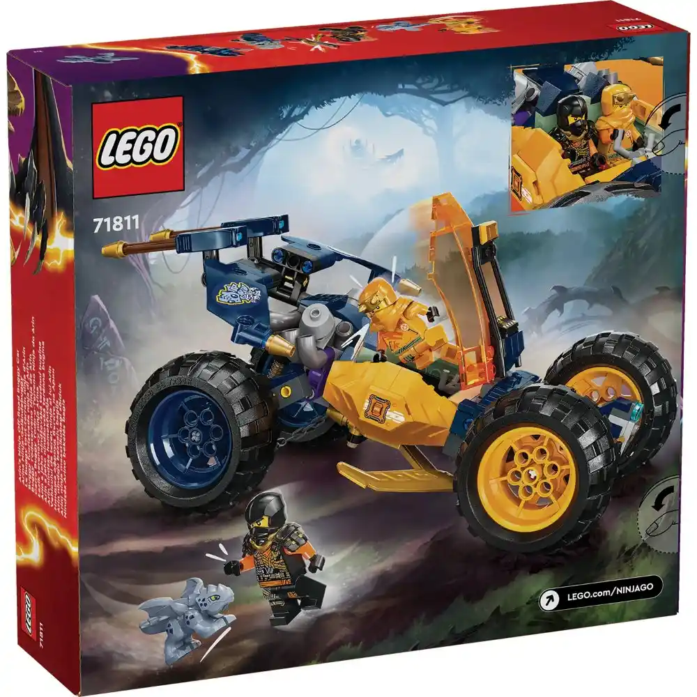 LEGO Ninjago - Arin's Ninja Off-Road Buggy Car 267 Pieces - Image 2