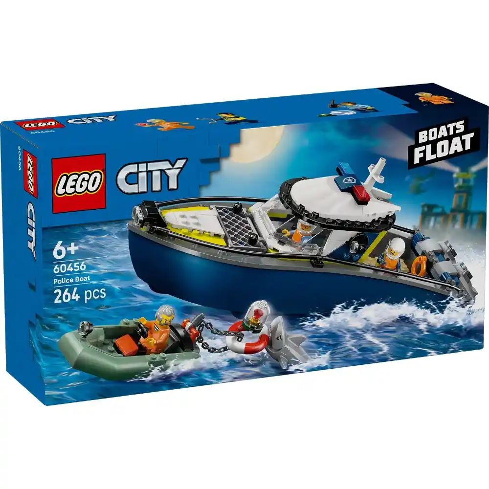 LEGO City - Police Boat Chase 264 Pieces