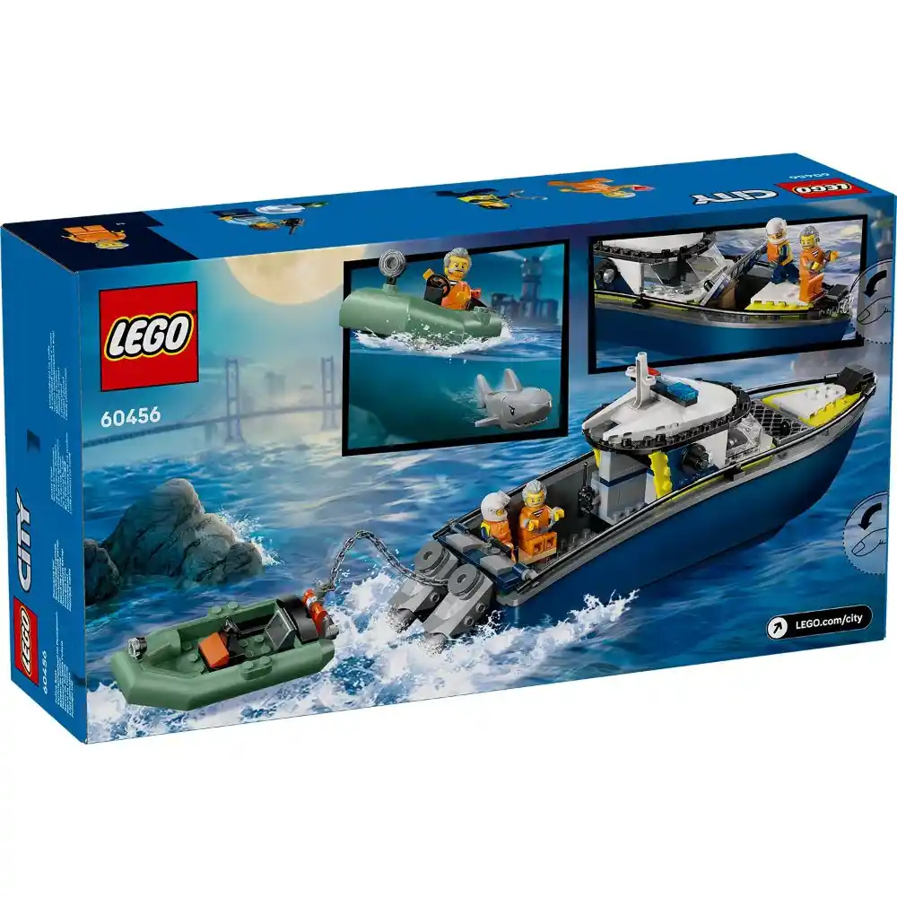 LEGO City - Police Boat Chase 264 Pieces - Image 2