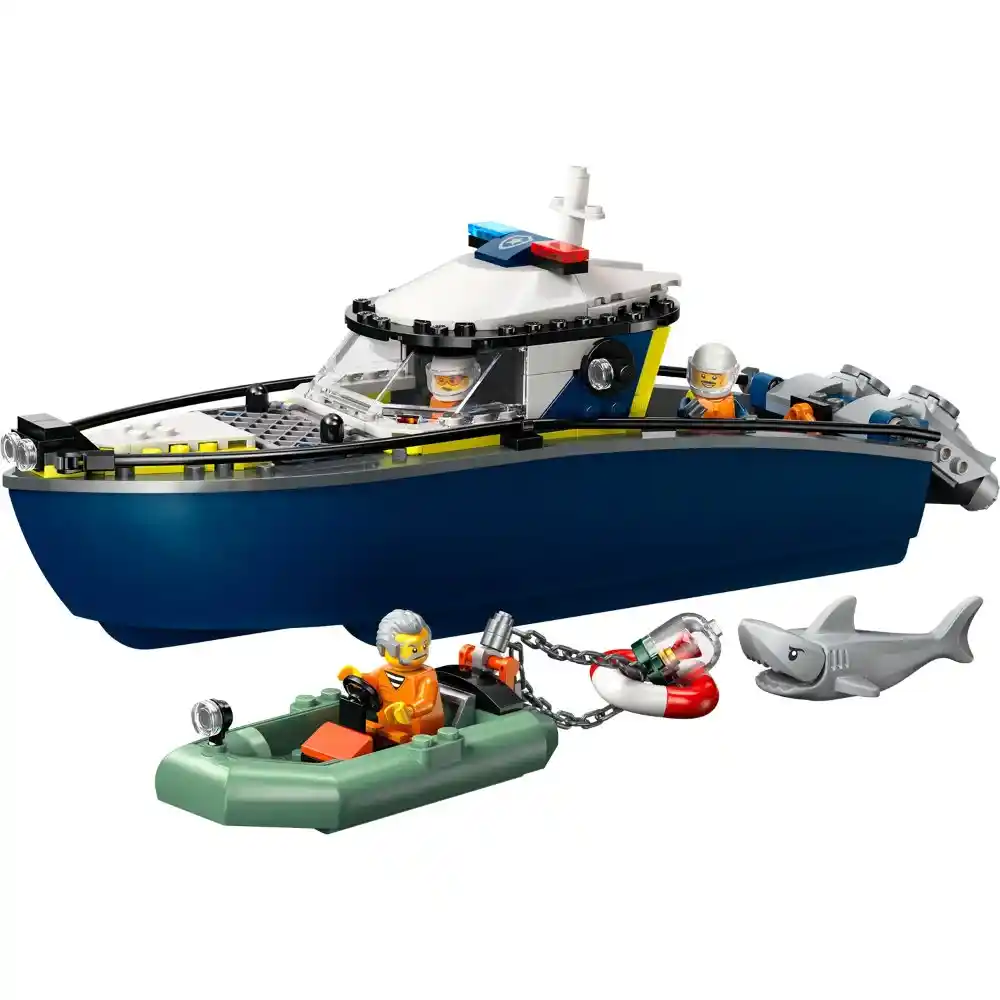 LEGO City - Police Boat Chase 264 Pieces - Image 3