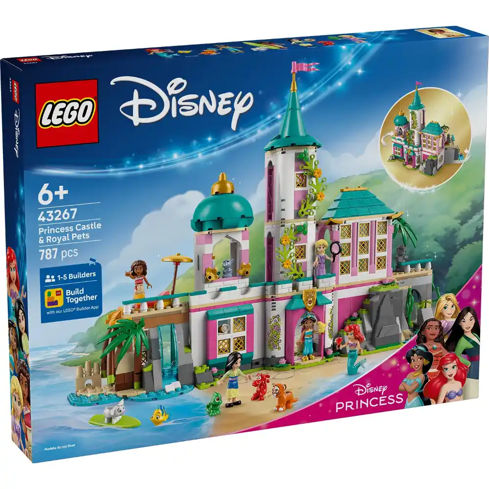 LEGO Disney - Princess Castle & Royal Pets 787 Pieces
