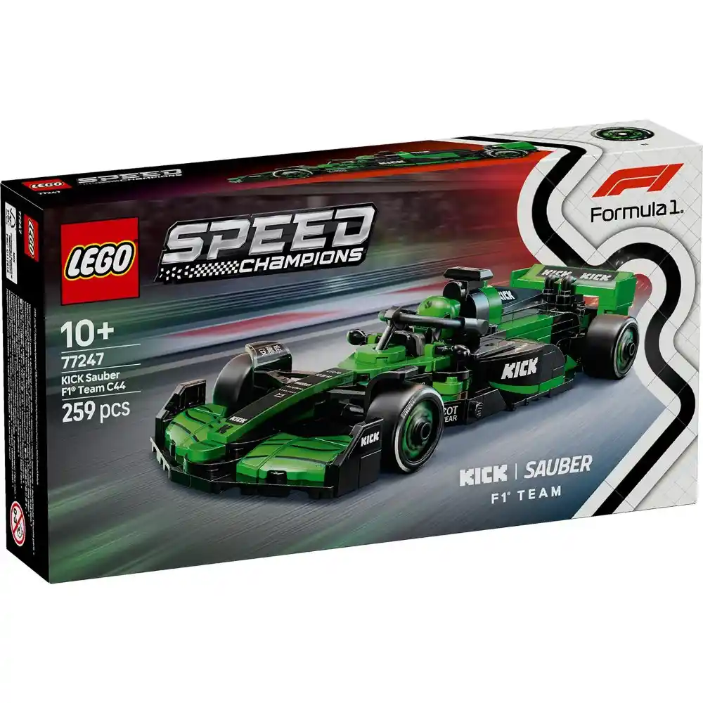 LEGO Speed Champions - KICK Sauber Formula 1 Team C44 Race Car 259 Pieces