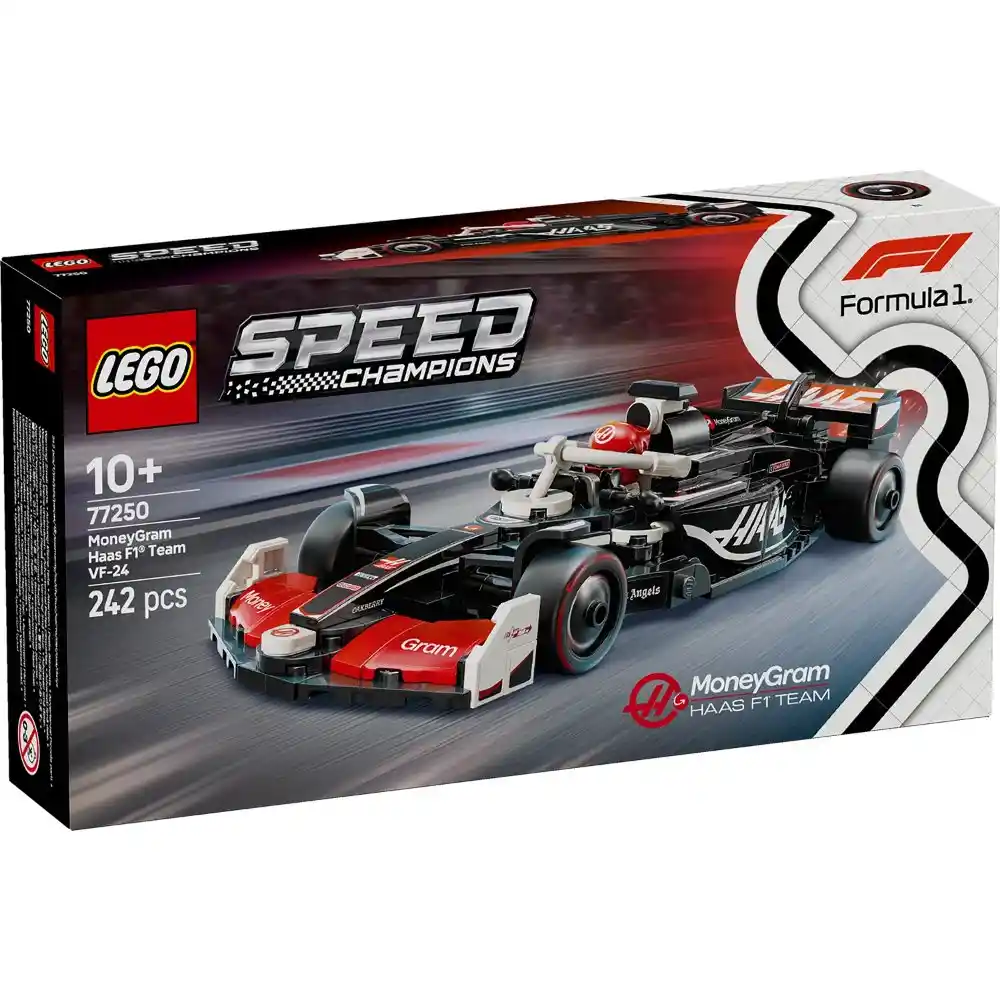 LEGO Speed Champions - MoneyGram Haas Formula1 Team VF-24 Race Car 242 Pieces