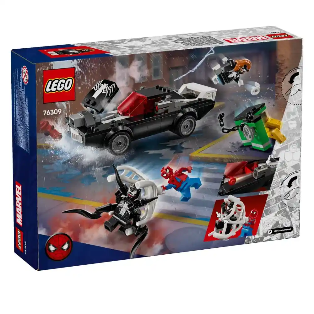 LEGO Marvel - Spider-Man VS. Venom Muscle Car 254 Pieces - Image 2