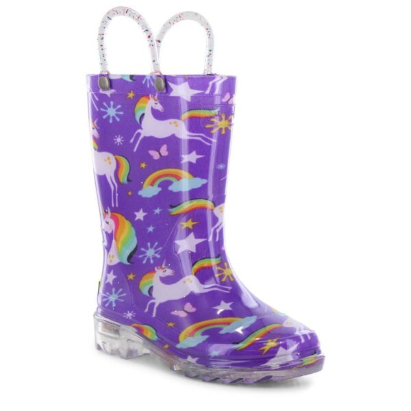 Western Chief Kids Rainbow Unicorn Rain Boots