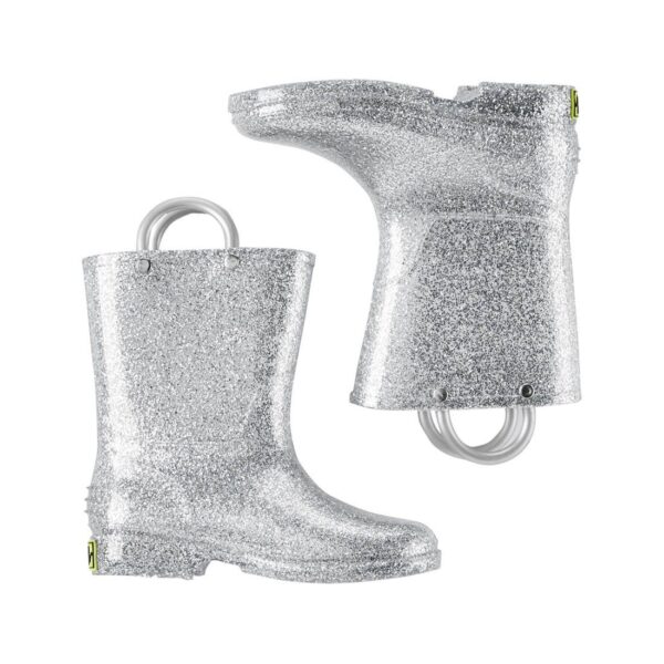 Western Chief Grey Glitter Rain Boots
