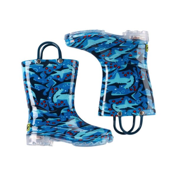 Western Chief Kids Shark Lighted Rain Boots