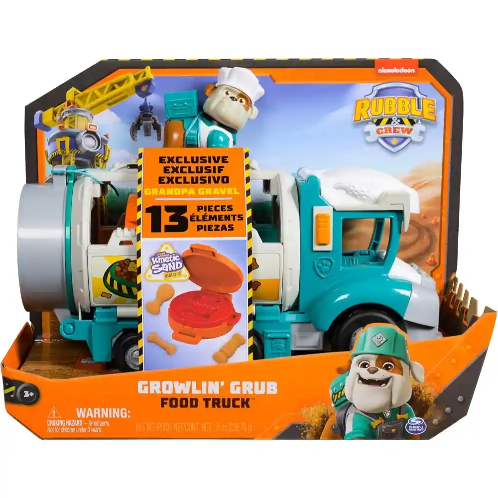 Spin Master Rubble & Crew Growlin Grub Food Truck