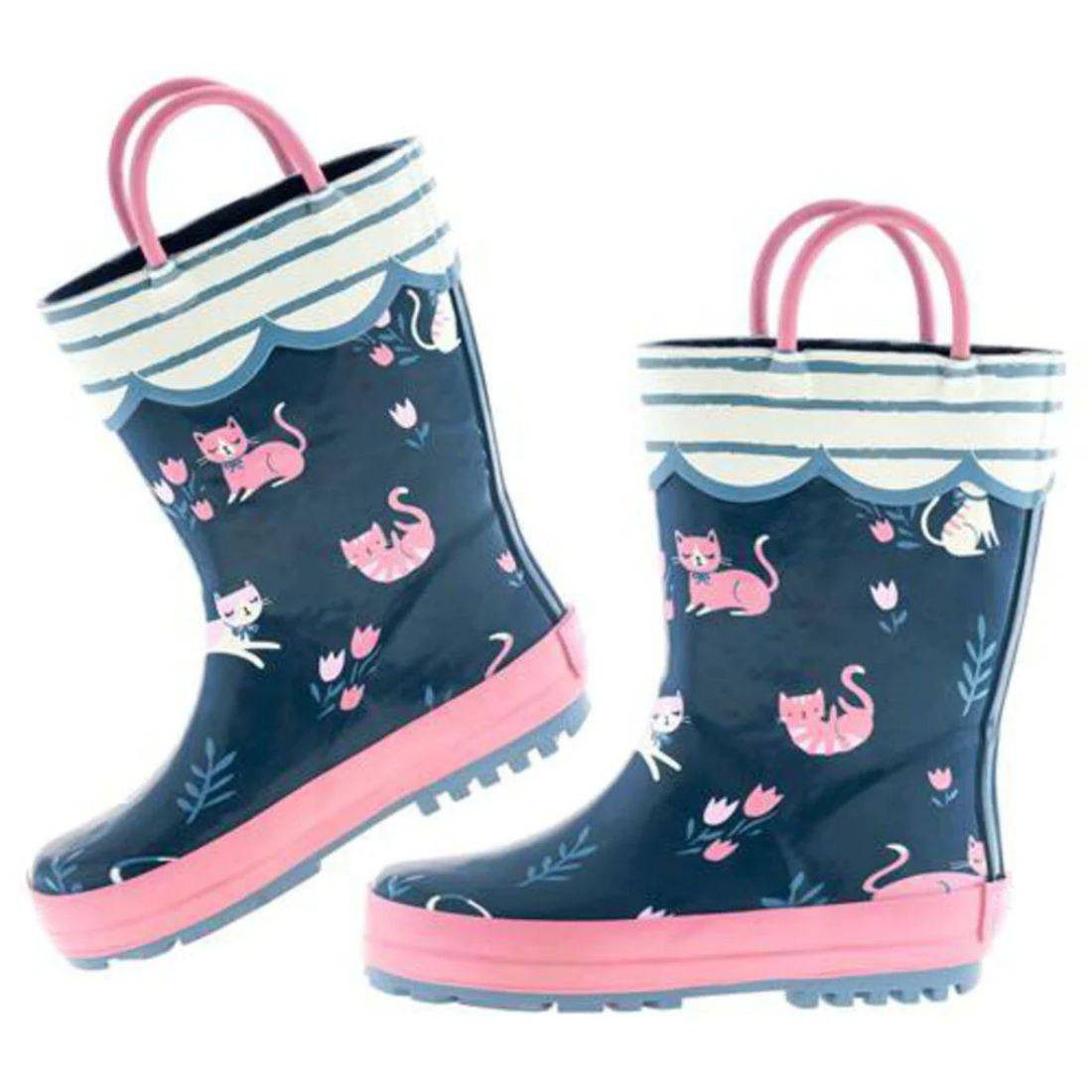 Stephen Joseph Kids Rain Boots Cats