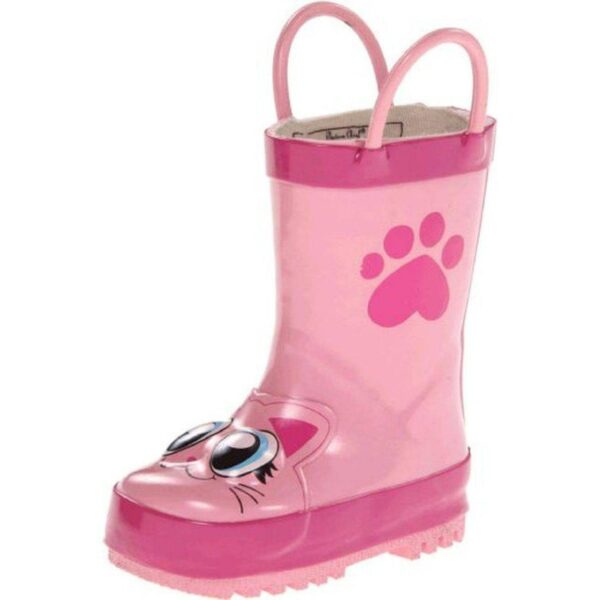 Western Chief Kids Pink Kitty Rain Boots