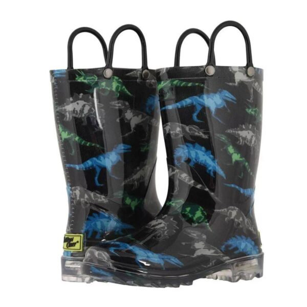 Western Chief Kids Dinosaur Friends Lighted Rain Boots