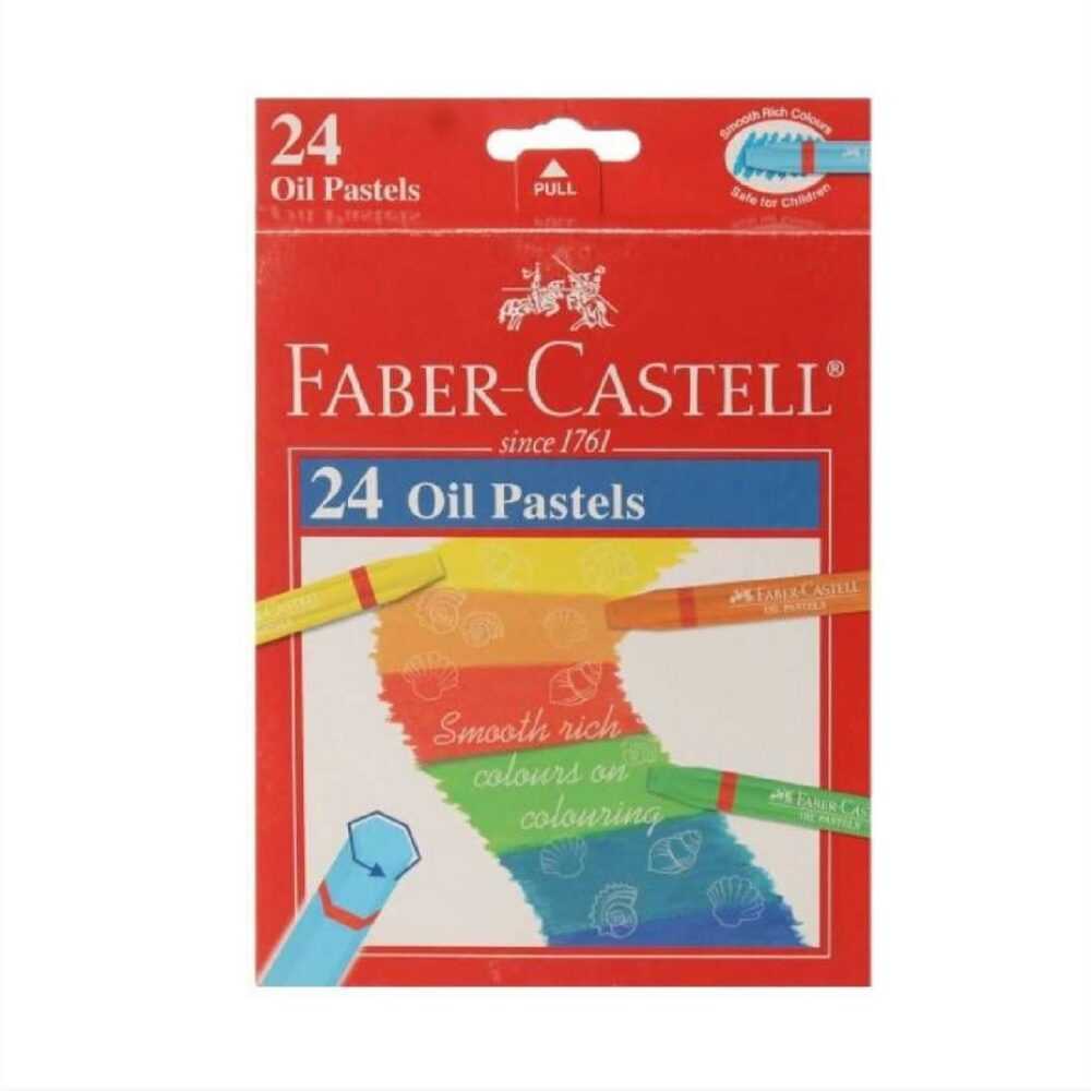 Faber Castell 24 Oil Pastels Grip