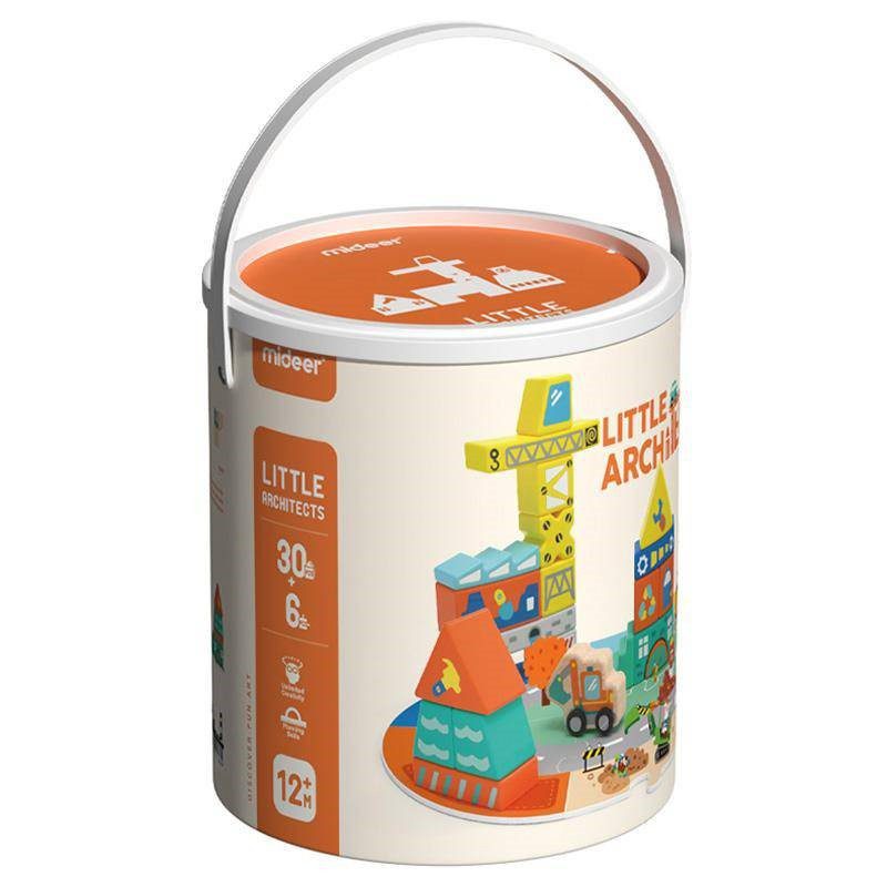 Mideer Wooden Blocks Little Architects - 36 Pieces