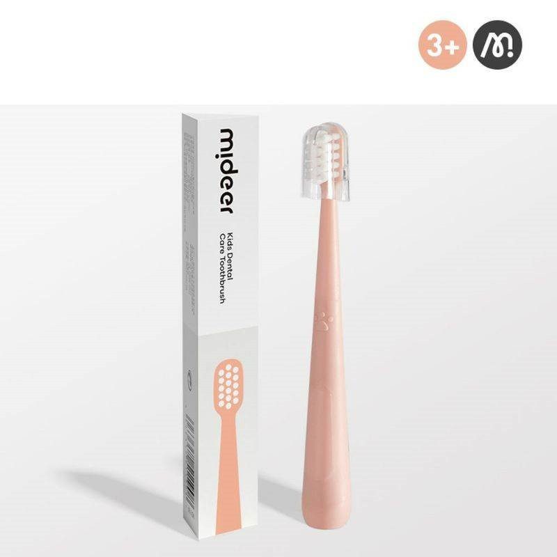 Mideer Toddler Dental Care Toothbrush - Fairy Pink
