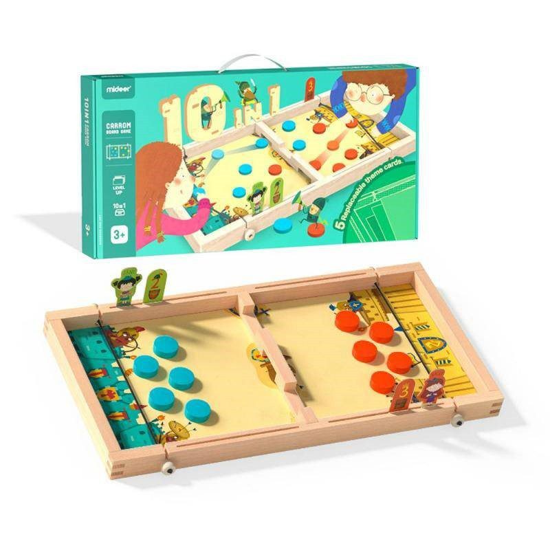 Mideer Carom Fight 10-in-1 Carom Play