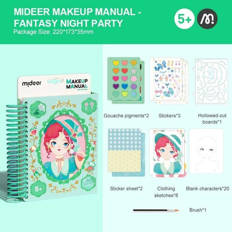 Mideer Makeup Manual - Lady Tea Party - Image 2