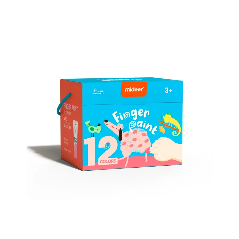 Mideer Finger Paint - 12 Colors