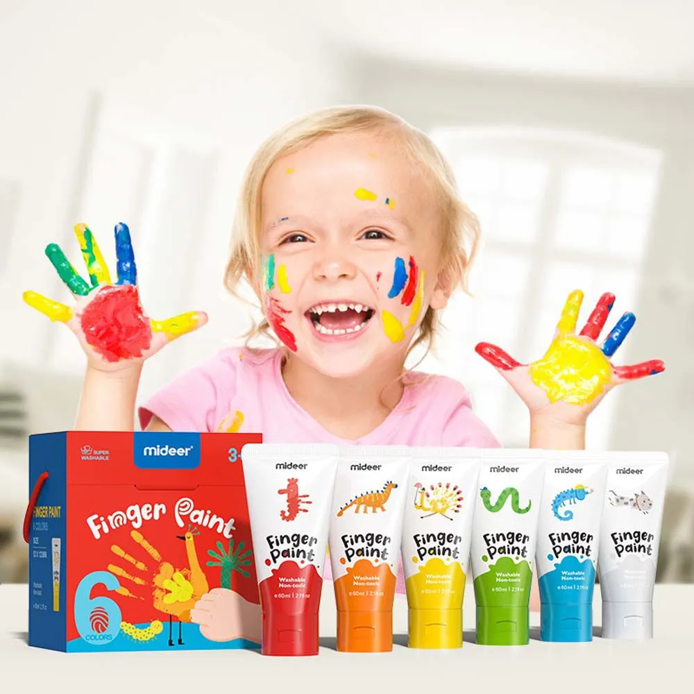 Mideer Finger Paint - 12 Colors - Image 2