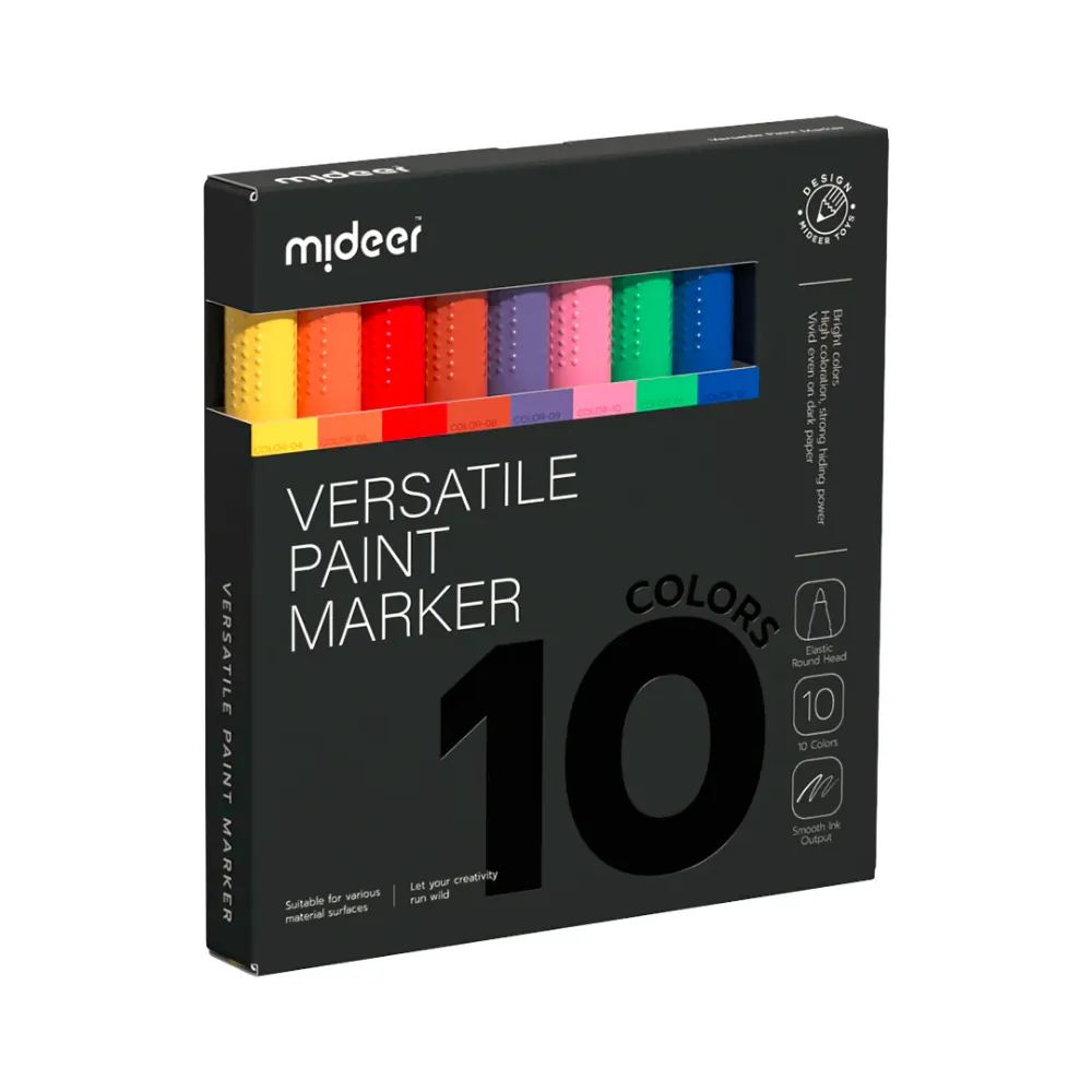 Mideer Versatile Paint Marker - 10 Colors
