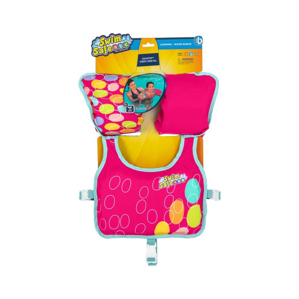 Bestway Swim Safe ABC Swimming Aid Level B AquaStar with Textile Cover 3-6 Years Assorted
