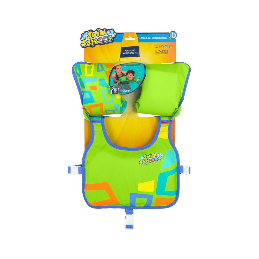 Bestway Swim Safe ABC Swimming Aid Level B AquaStar with Textile Cover 3-6 Years Assorted - Image 2