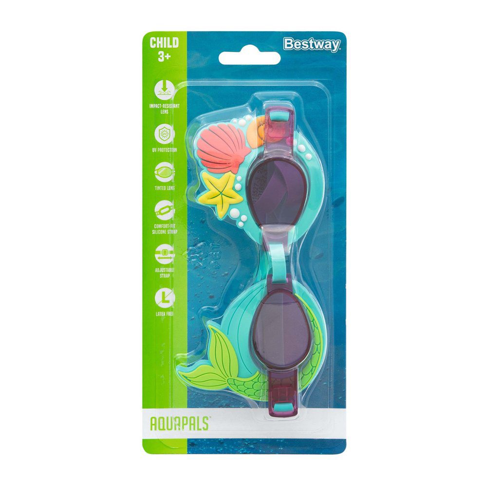 Bestway Aqua Pals Swimming Goggles From 3 Years Assorted - Image 3