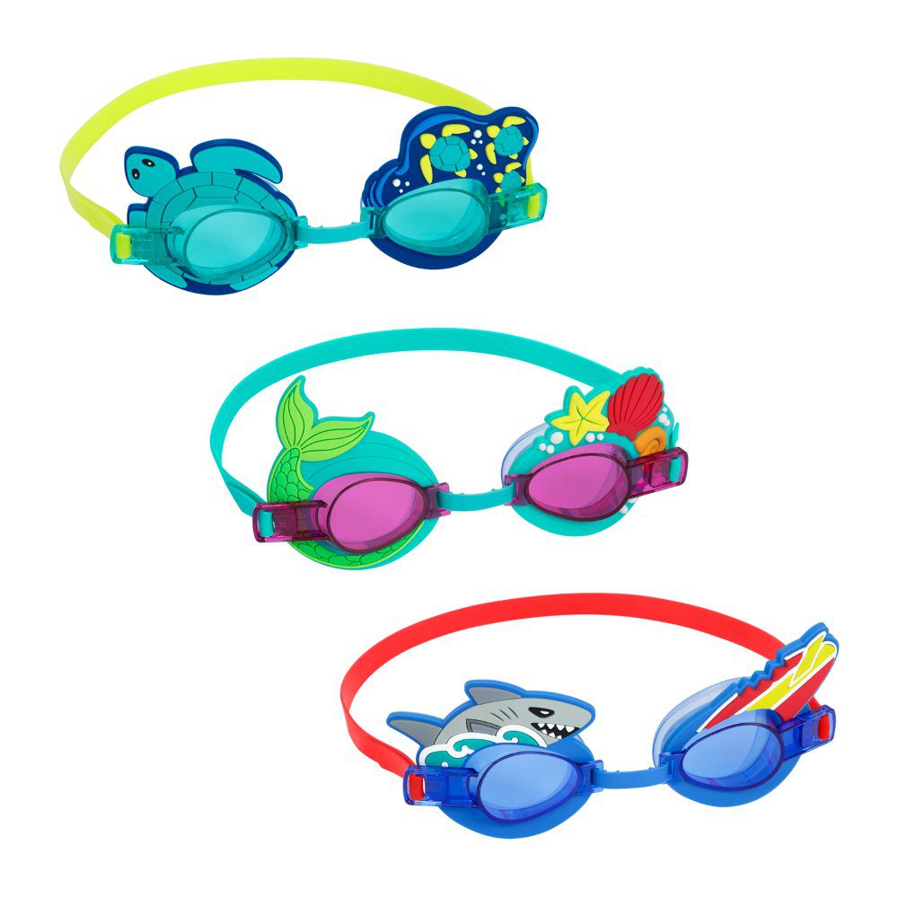 Bestway Aqua Pals Swimming Goggles From 3 Years Assorted - Image 2