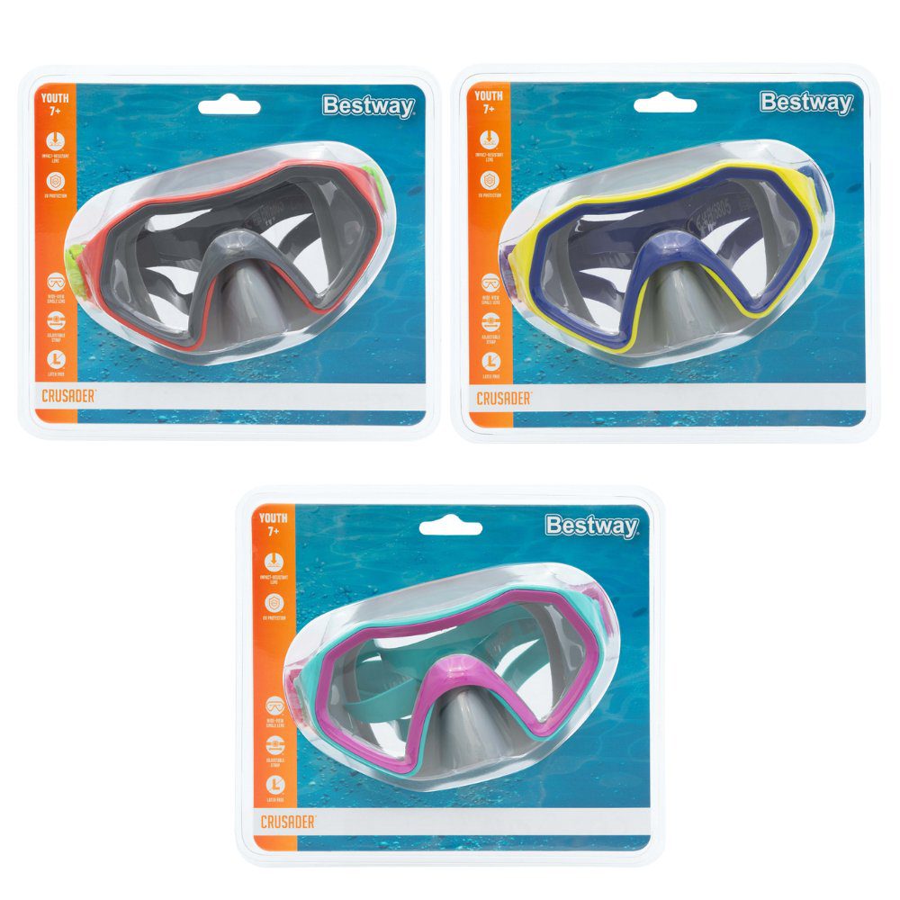 Bestway Crusader Diving Mask From 7 years - Assorted