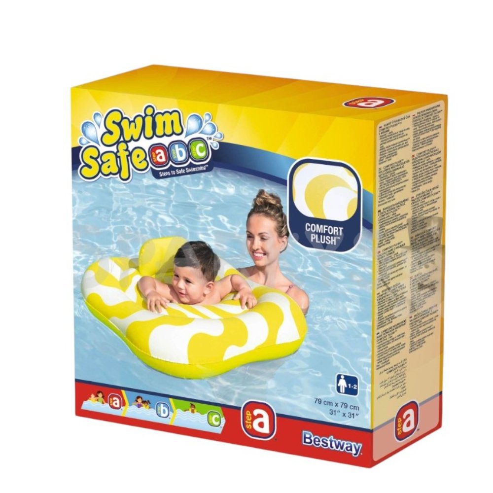 Bestway Swim Safe ABC Level A Swim Seat With Velvet Surface 1-2 years