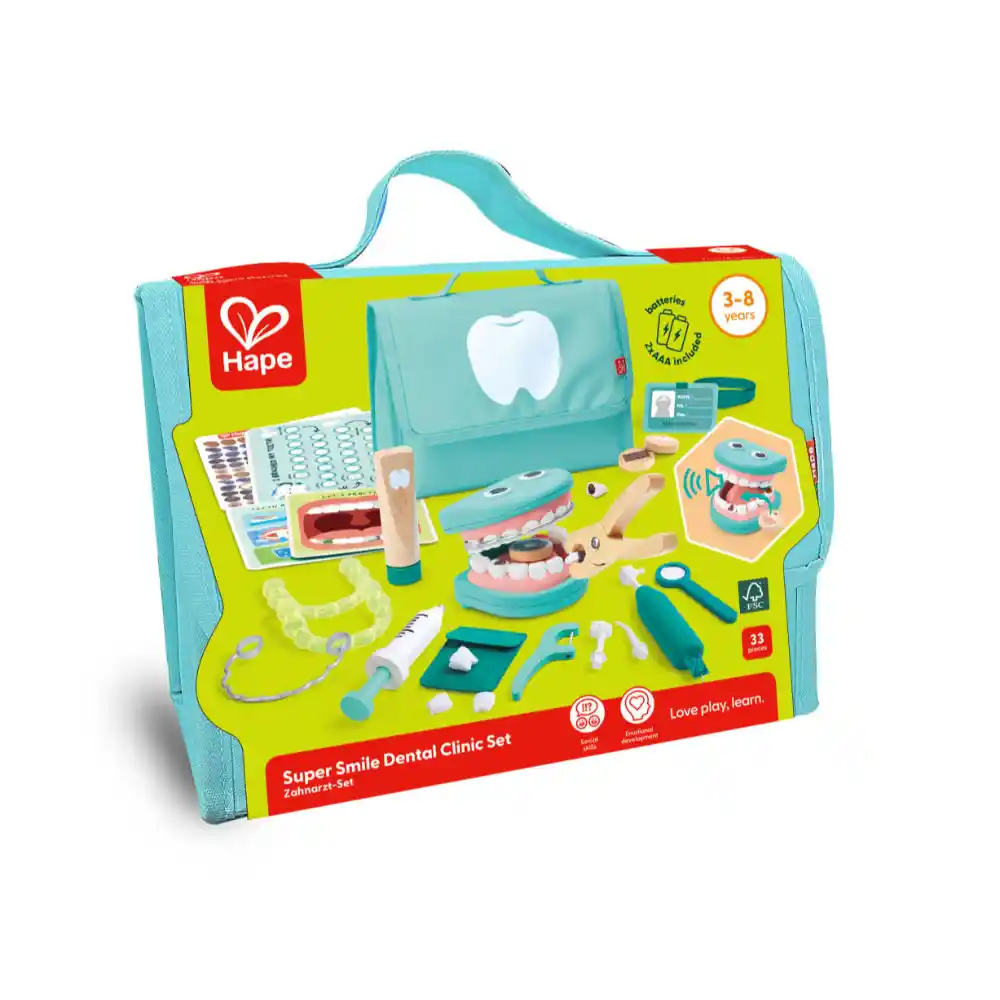 Hape Role Play Super Smile Dental Clinic Set