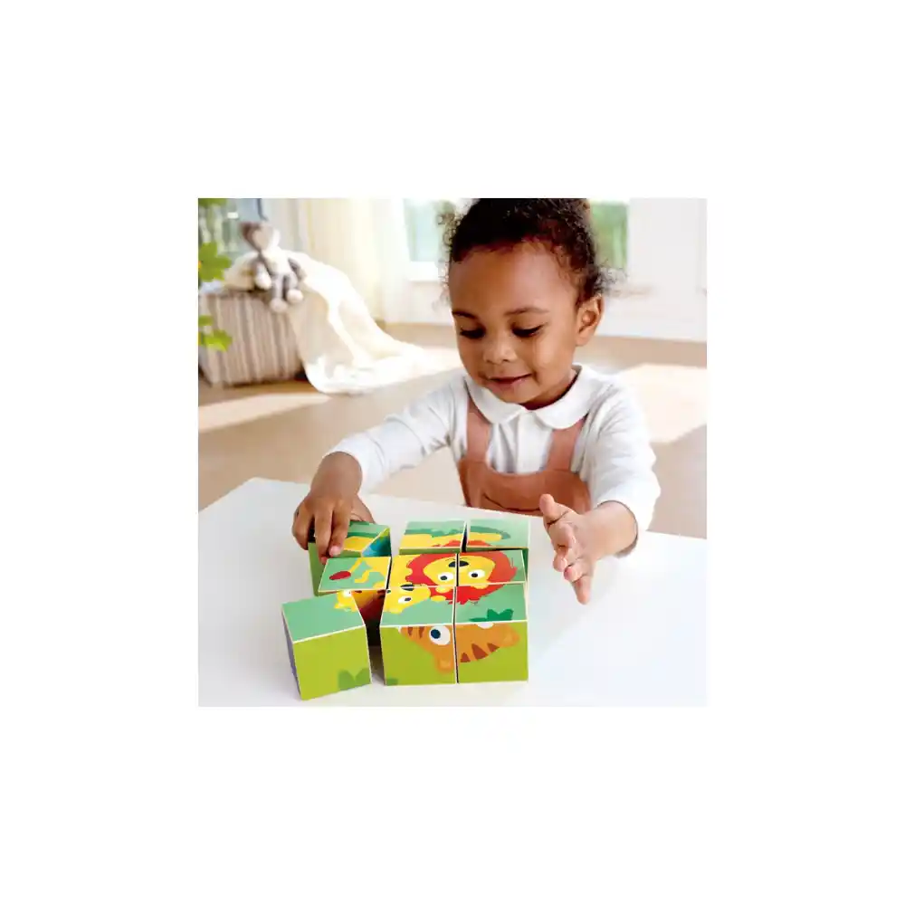 Hape Animals Puzzle Cubes 48 Pieces - Image 2