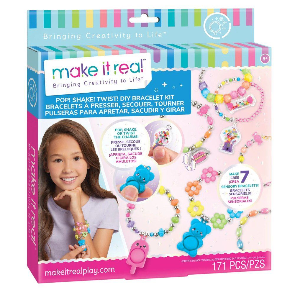 Make it Real Pop Shake Twist DIY Bracelets