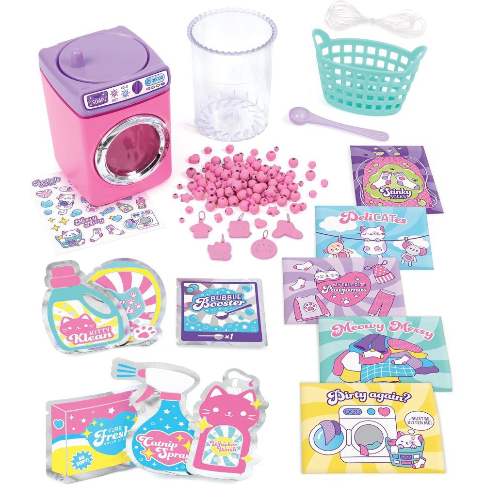 Make It Real Purr-Fect Wash N Bead Bracelets - 141pc - Image 2