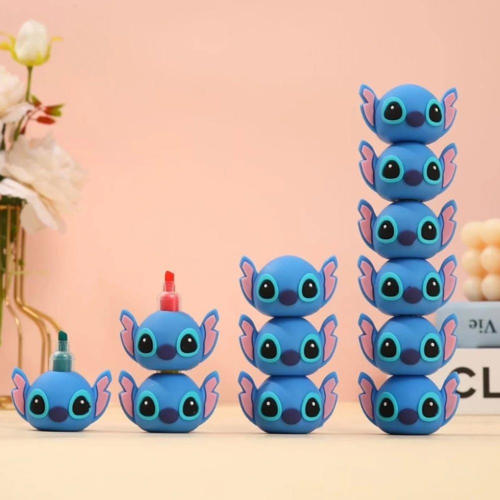 Stitch Fluorescent Highlighters Pens Pack of 6 - Image 2