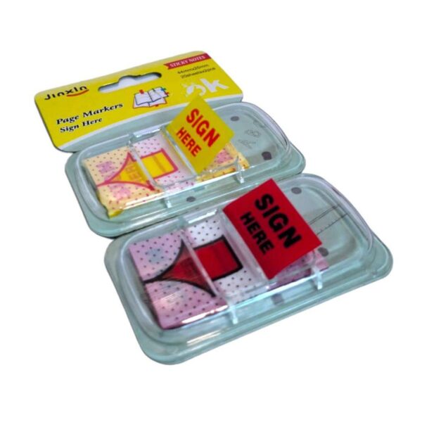 JinXin Sticky Notes 44 x 25mm Page Markers Sign Here - 40 Sheets