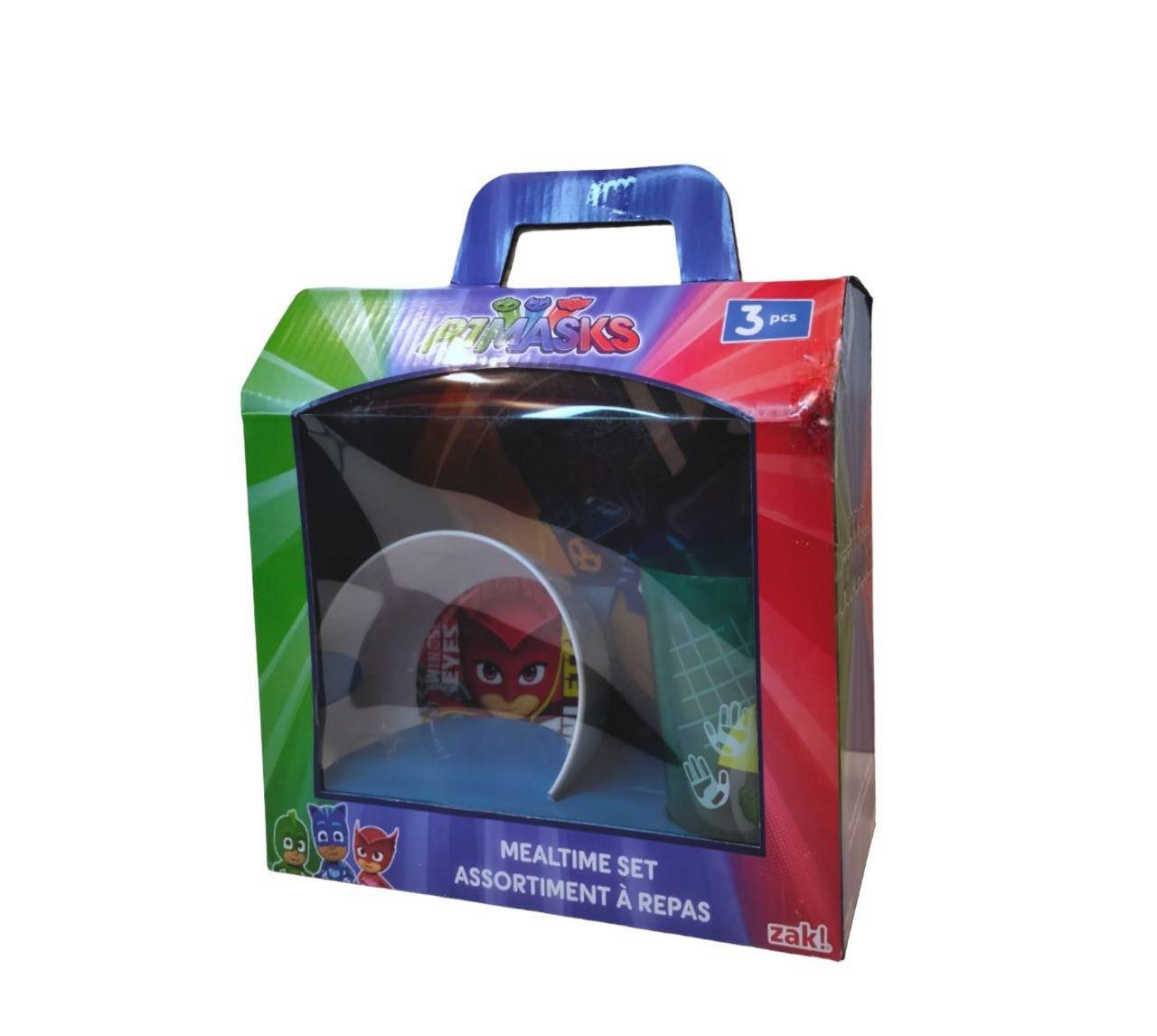 Zak Designs PJ Masks Mealtime Set Plate, Bowel & Cup