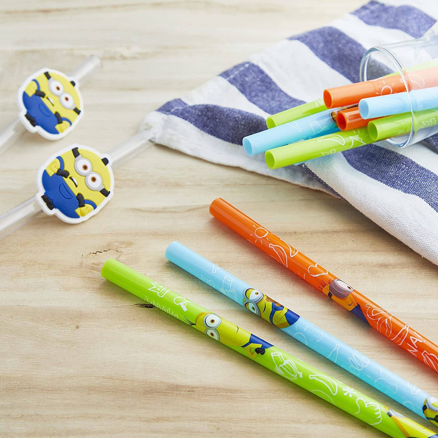 Zak Designs Despicable Me Minions Straws - Set of 3