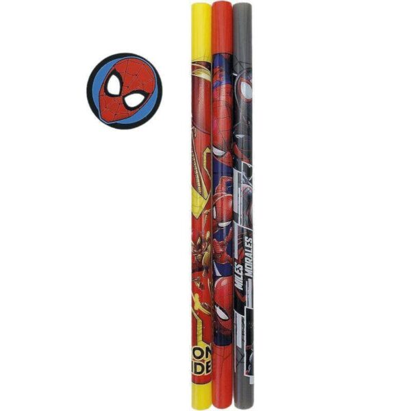 Zak Designs Marvel Comics Spider-Man PP Straw Set Of 3