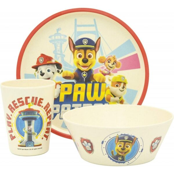Zak Designs Paw Patrol Set - Plate, Bowel & Cup