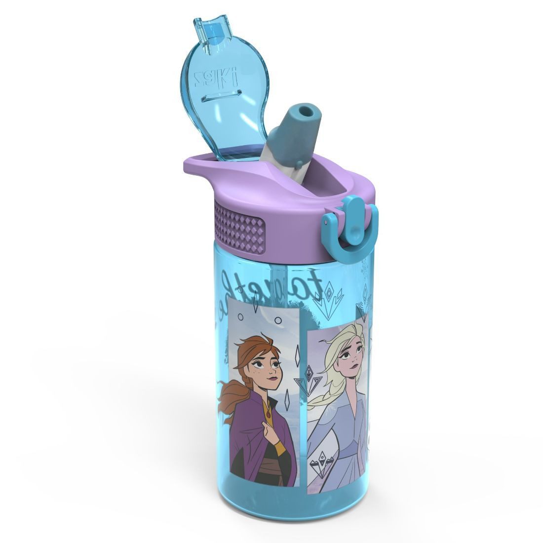 Zak Designs Plastic Water Bottle 16 ounce - Disney Frozen 2 Movie - Image 2