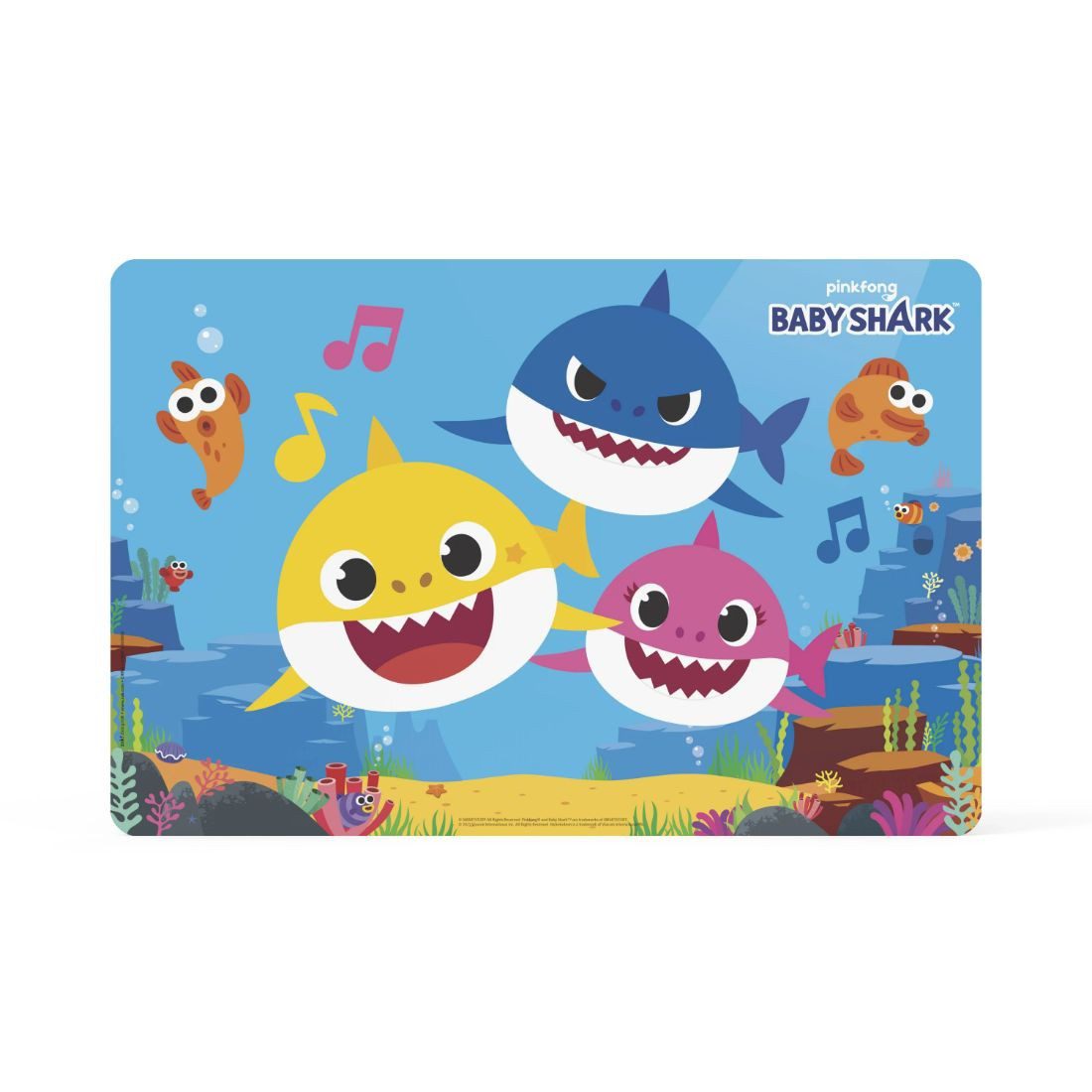 Zak Designs Reusable Placemat - Pinkfong Baby Shark
