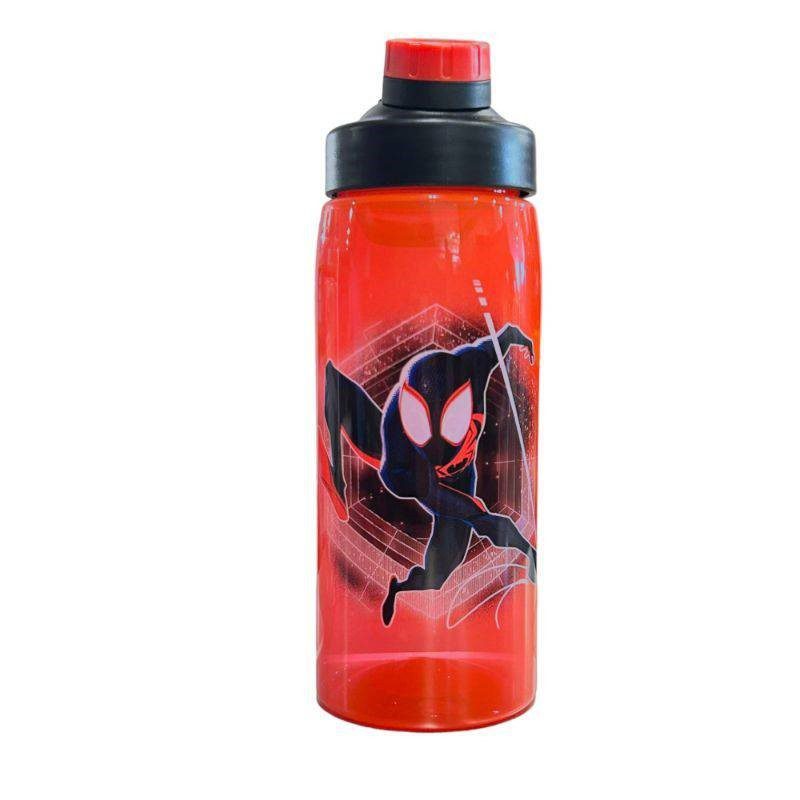 Zak Designs Marvel Comics Spider-Man Into The Spider-Verse 25-ounce Reusable Plastic Water Bottle