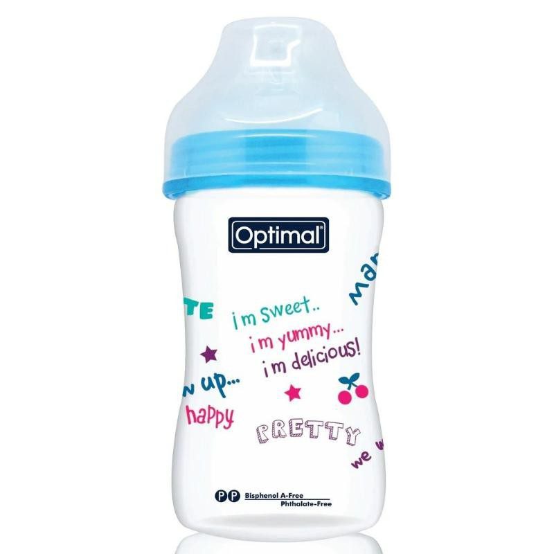 Optimal Extra Wide Neck Feeding Bottle 240 Ml - Image 2