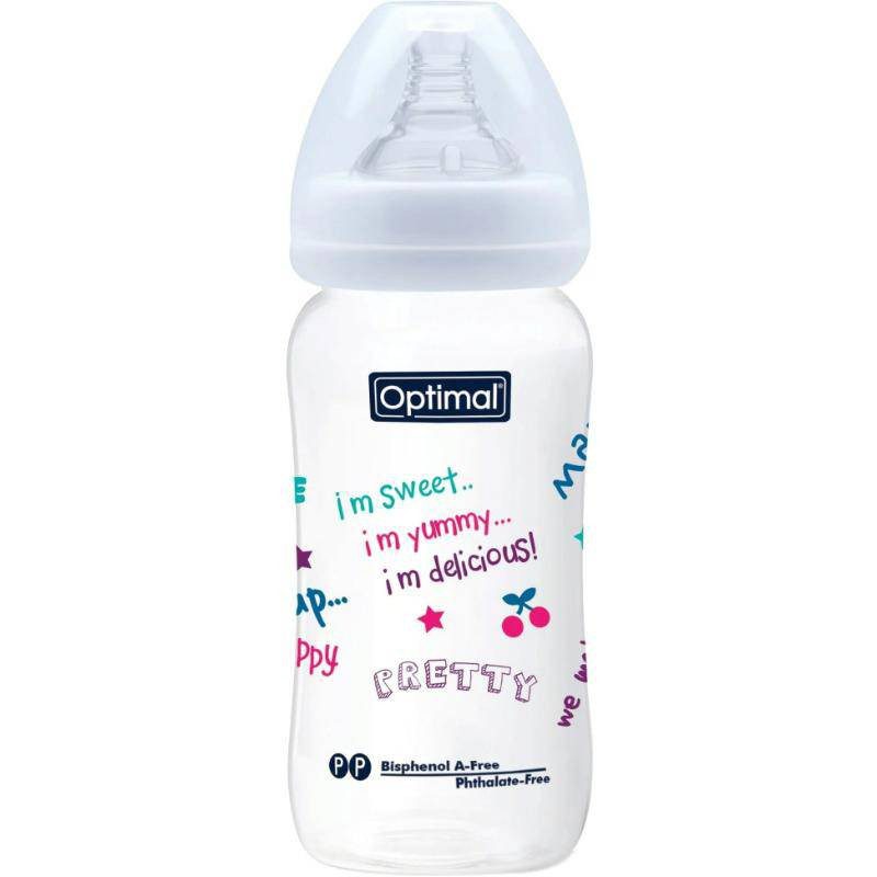 Optimal P.P. Wide Neck Feeding Bottle 300 Ml - Image 3
