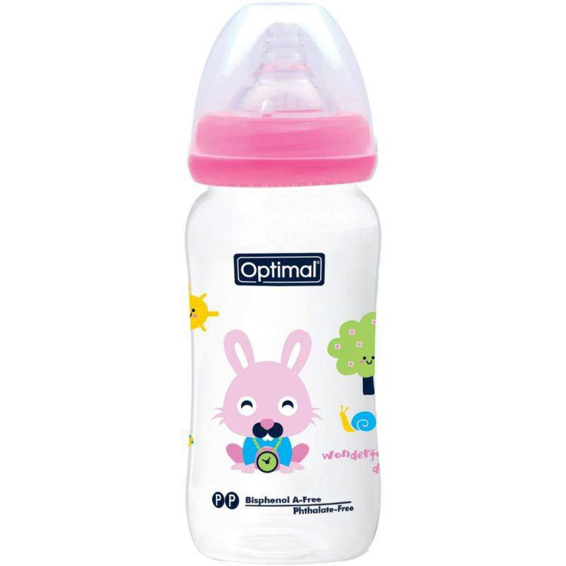 Optimal P.P. Wide Neck Feeding Bottle 300 Ml - Image 4